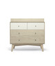 Coxley - Natural White 2 Piece Cotbed Set with Dresser Changer image number 4